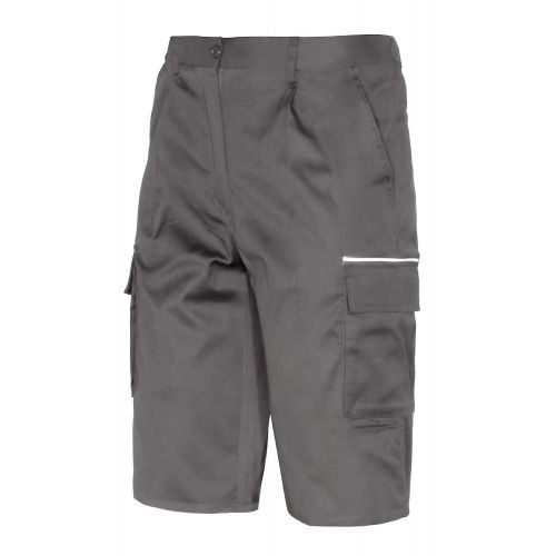 Bermuda multibolsillos EUROMIX, 65% poliéster y 35% algodón Talla XL Gris (80)