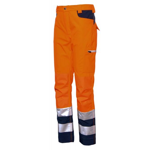 Pantalón A.V. GORDON EN ISO 20471 Talla XL Azul marino-Naranja flúor (47)