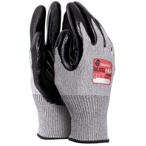 Guante CUT CATCH nitrilo EN 388 Talla 10 Gris (80)