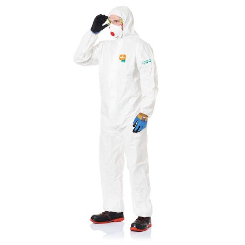 Buzo ISSA CHEM AIR EN 13982, EN 13034, EN 13688 CAT III TIPO 5 Y 6 Talla 3XL Blanco (50)