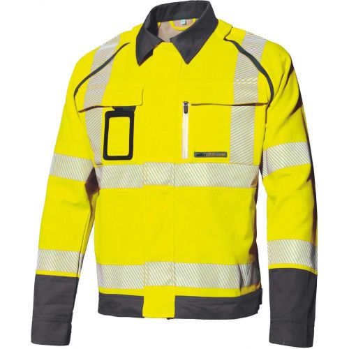 Chaqueta A.V. STRETCH EN ISO 20471 Talla XL Amarillo AV/gris (13)