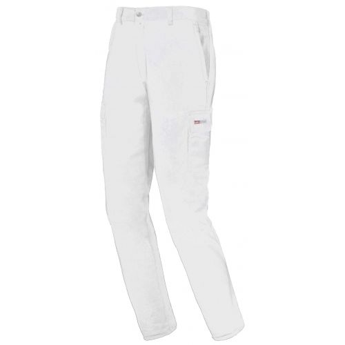 Pantalón multibolsillos EASYSTRETCH algodón Talla L Blanco (50)