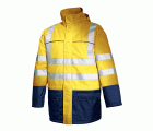 Parka A.V. M-PRO UNI EN ISO 20471 Talla S Azul marino-Amarillo flúor (48)
