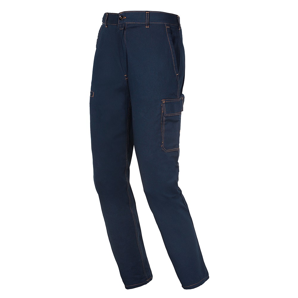 Pantalón multibolsillos EUROPA TOP 100% algodón Talla 3XL Azul (40)