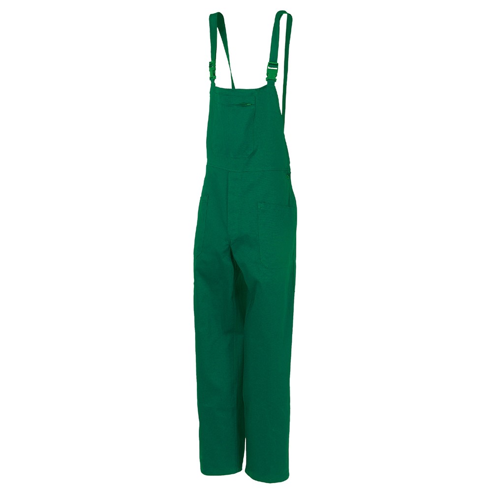 Pantalón con peto EUROPA 100% algodón Talla M Verde (20)