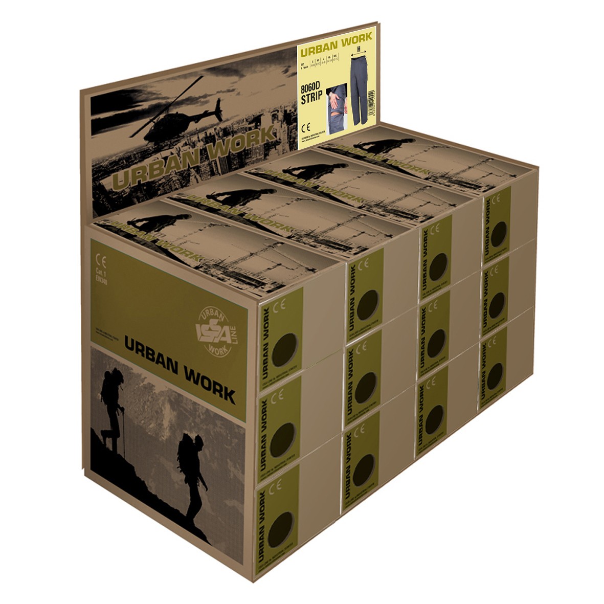 DISPLAY PANTALÓN STRIP 8060B (12 UDS.)