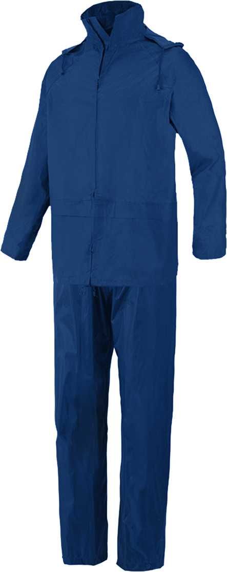 Conjunto impermeable poliéster-PVC, Azul (40) Talla M