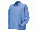 Camisa manga larga algodón Talla XXL Azul claro (110)