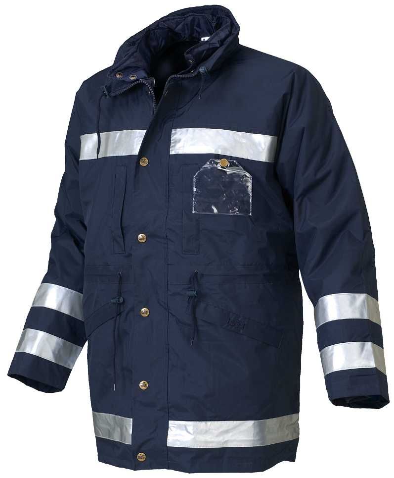 Parka FOUR SEASONS, Azul + bandas (41) Talla M