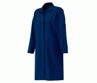 Bata señora poliéster/algodón, Azul (40) Talla S