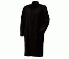 Bata caballero poliéster/algodón, Negro (60) Talla S