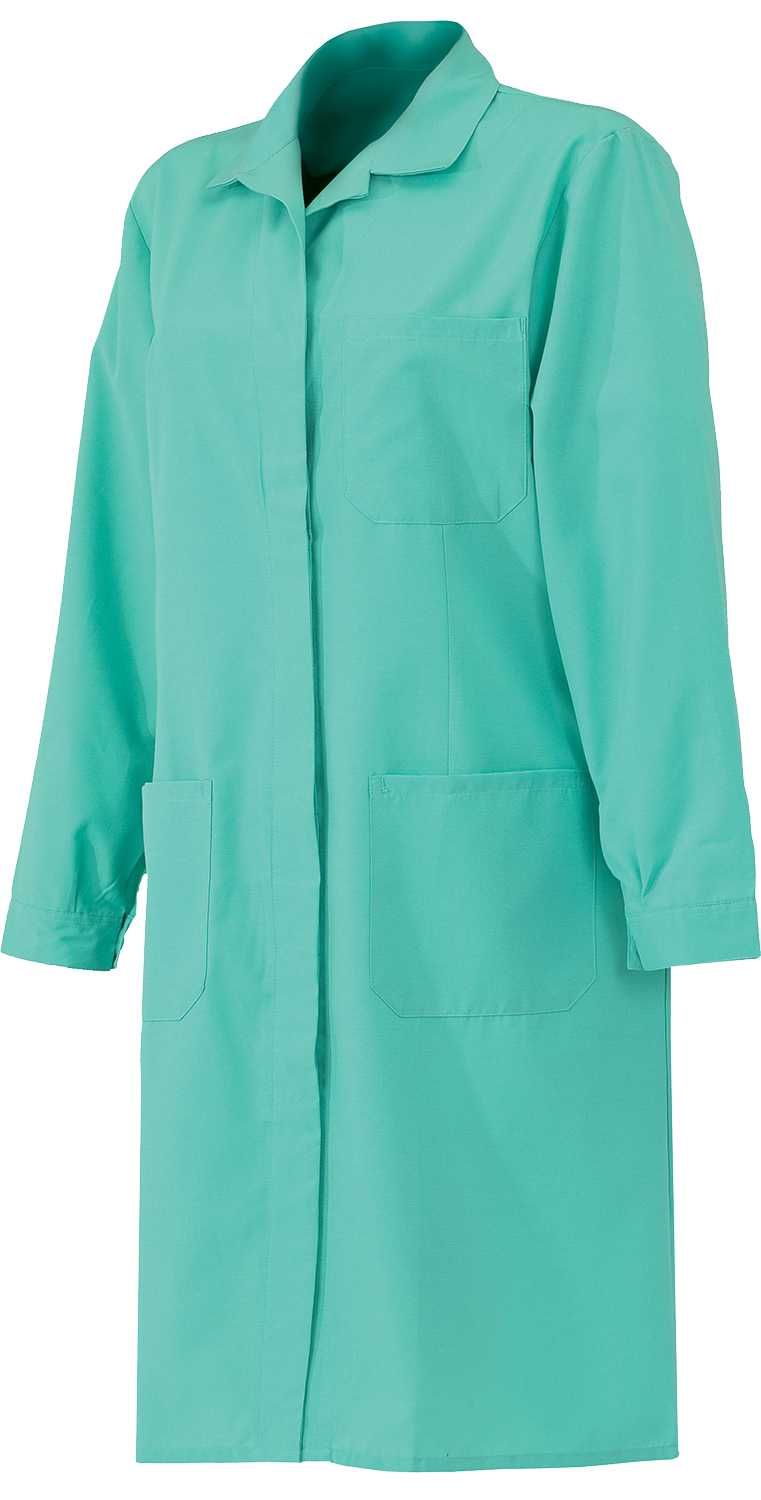 Bata señora poliéster/algodón, Verde mar (22) Talla XXL