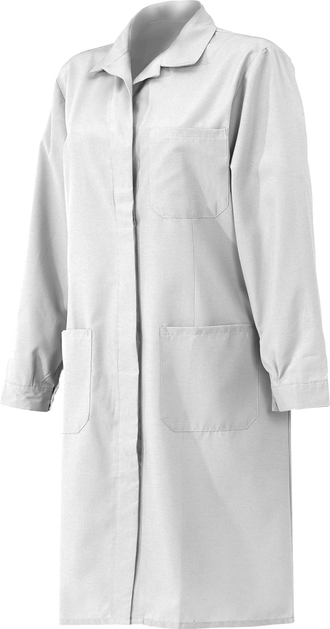 Bata señora poliéster/algodón, Blanco (50) Talla XXL