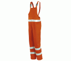 Pantalón c/peto A.V. EN ISO 20471 Talla M Naranja flúor + bandas (32)