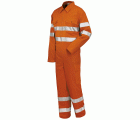 Buzo A.V. EN ISO 20471 Talla XL Naranja flúor + bandas (32)