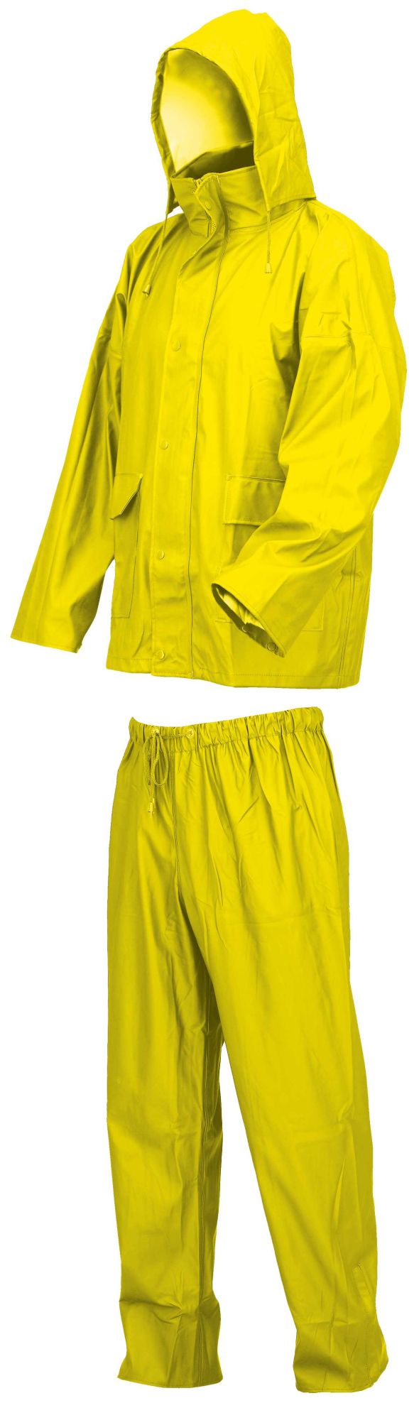 Conjunto impermeable PU-poliéster, Amarillo (10) Talla XXL
