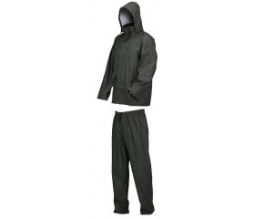 Conjunto impermeable PU-poliéster, Verde (20) Talla M