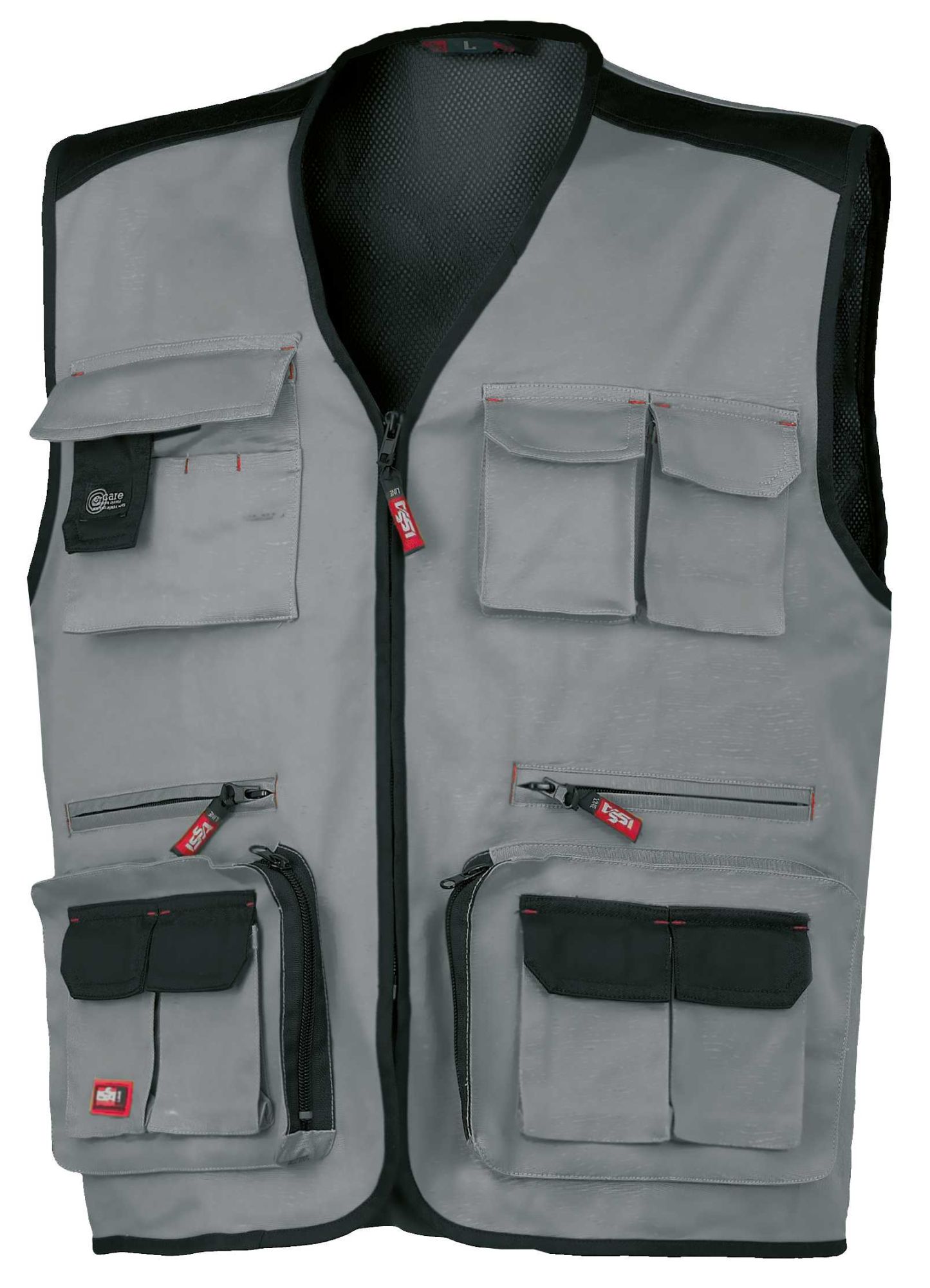 Chaleco multibolsillos Stretch Talla 3XL Gris (80)