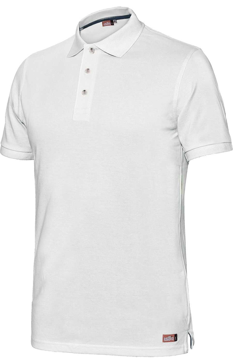 Polo CAPRI manga corta 100% algodón Talla L Blanco (50)