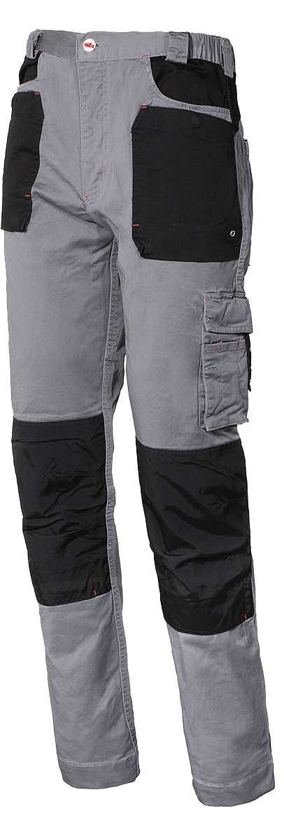 Pantalón Stretch INVERNAL refuerzo en las rodillas Talla L Gris (80)