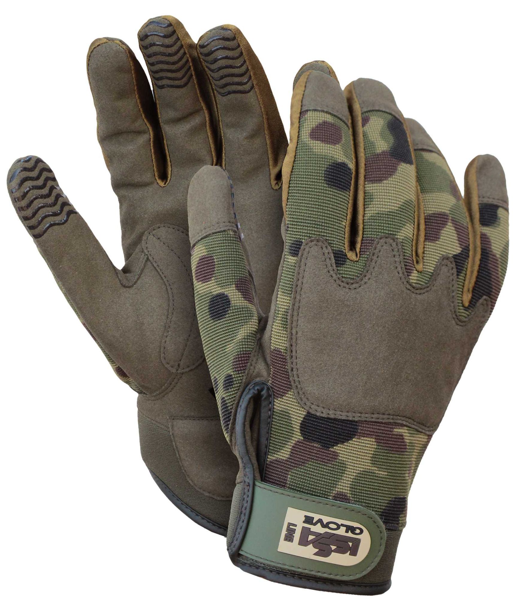 Guante ARMY, Work & Sport CAT. I (1 par) Talla XL Mimético