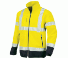 Chaqueta softshell A.V. bicolor FLASH EN ISO 20471 Talla XL Amarillo flúor + bandas (12)