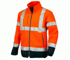 Chaqueta softshell A.V. bicolor FLASH EN ISO 20471 Talla 3XL Naranja flúor + bandas (32)