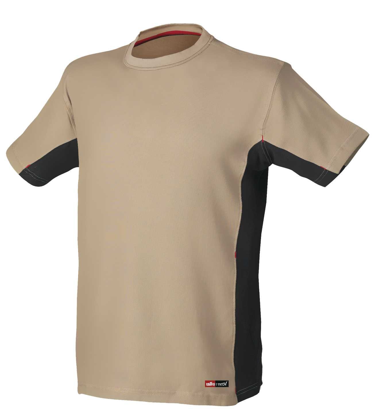 Camiseta Stretch manga corta Talla M Beige (25)