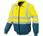 Cazadora pilot A.V. bicolor EN ISO 20471 Talla XXL Azul marino-Amarillo flúor (48)
