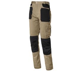 Pantalón multibolsillos Stretch con refuerzo en rodillas en caja Talla 3XL Beige (25)