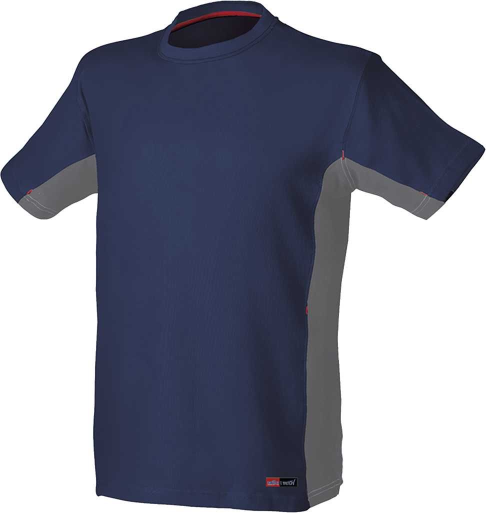 Camiseta Stretch manga corta en caja (3 uds.) Talla XXL Azul (40)