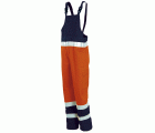 Pantalón c/peto A.V. EN ISO 20471 Talla S Azul marino-Naranja flúor (47)