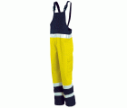 Pantalón c/peto A.V. EN ISO 20471 Talla XL Azul marino-Amarillo flúor (48)