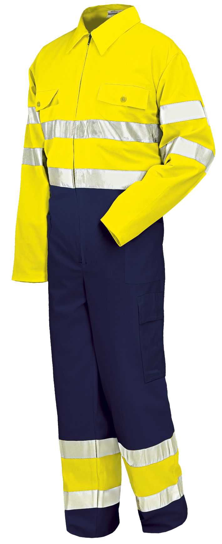 Buzo A.V. EN ISO 20471 Talla XL Azul marino-Amarillo flúor (48)