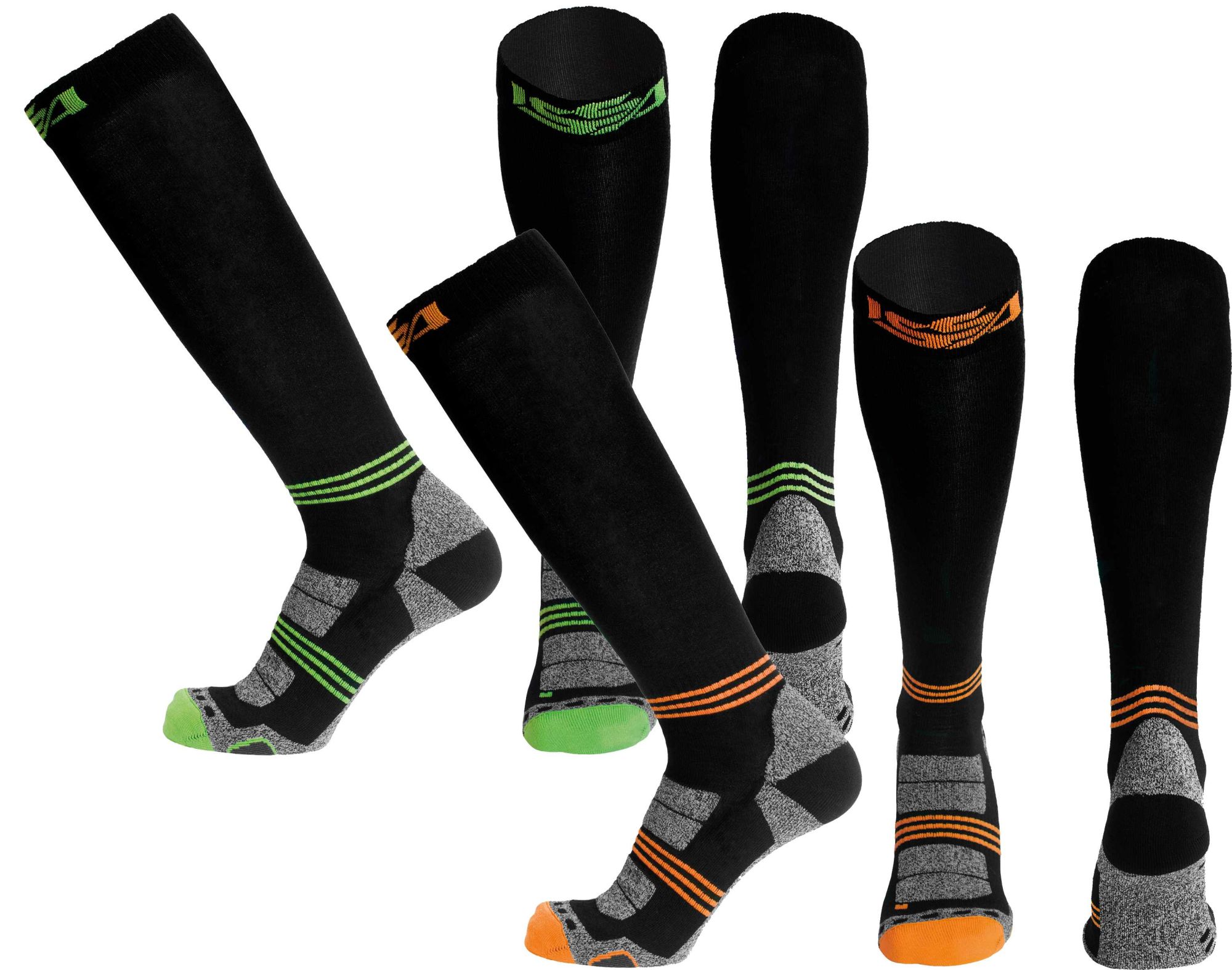 Calcetín DUOSLALOM (precio blíster de 2 pares) Talla XL Negro (60)