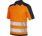 Polo TOP manga corta A.V. bicolor EN ISO 20471 Talla M Azul marino-Naranja flúor (47)