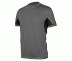 Camiseta manga corta bicolor Extreme en caja (100% poliéster) Talla L Gris claro (78)