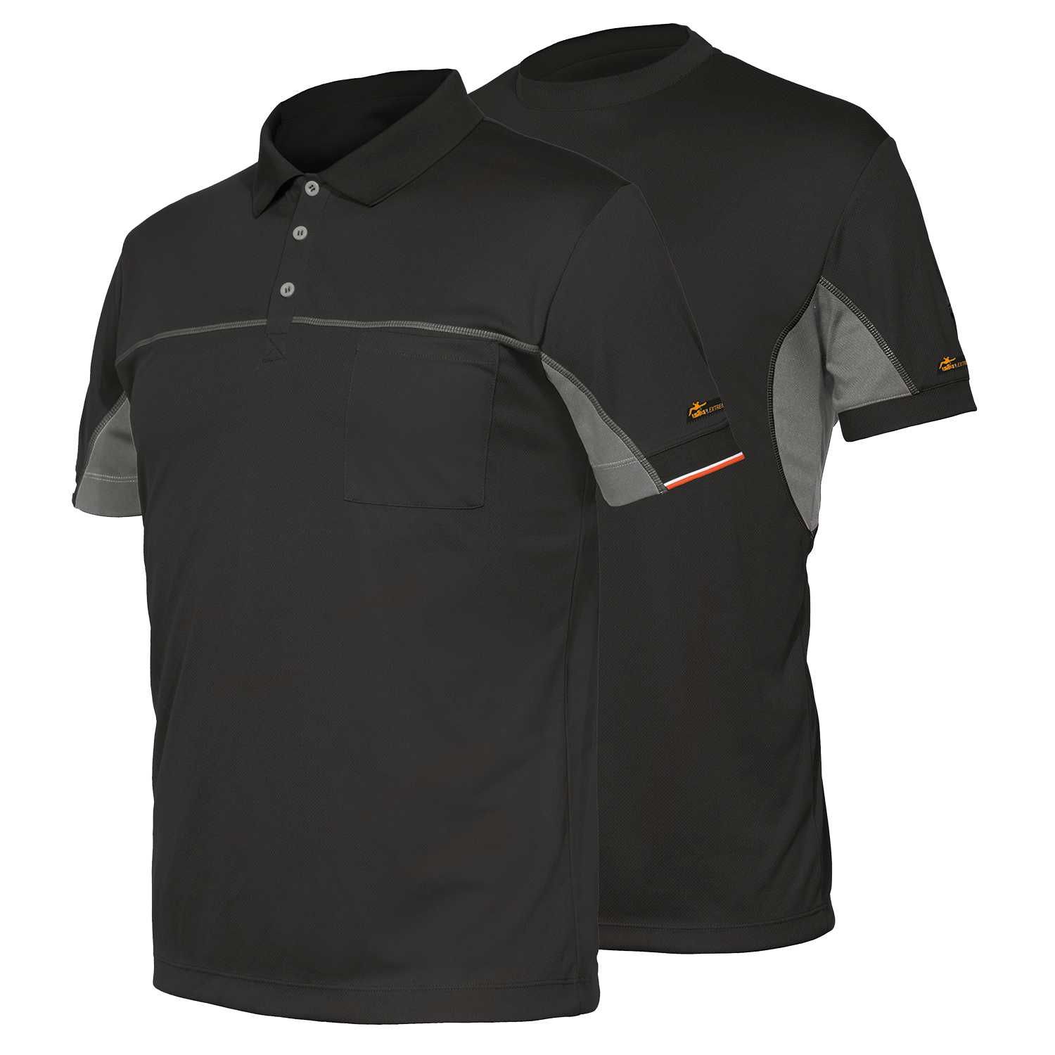 Display 24 uds. Ref. 8820B (2-S, 4-M, 3-L, 2-XL, 1-XXL) y Ref. 8825B (2-S, 4-M, 3-L, 2-XL, 1-XXL), Gris (80)