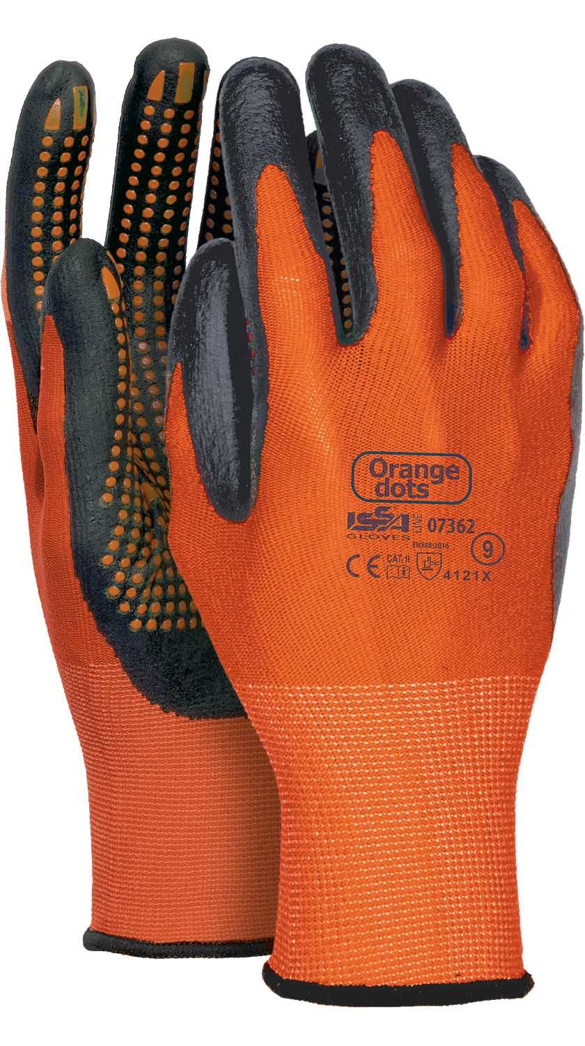 GUANTE ORANGE DOTS CATCH