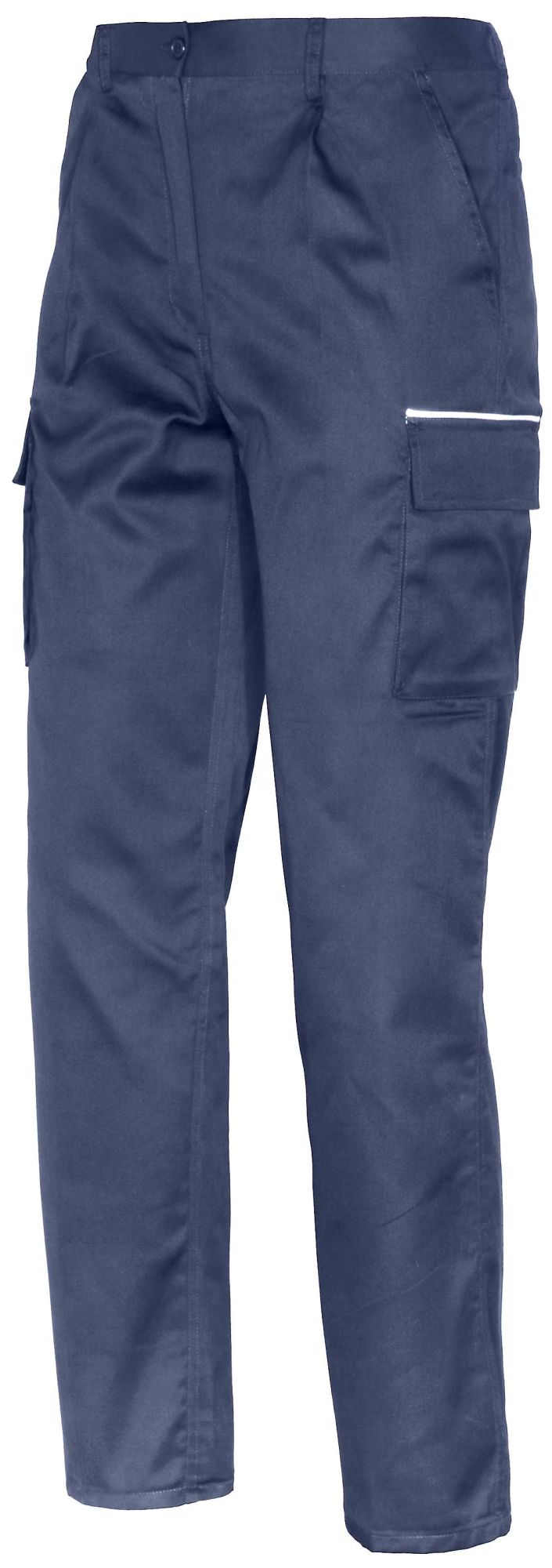 Pantalón multibolsillos EUROMIX, 65% poliéster y 35% algodón Talla M Azulina (42)