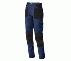 Pantalón multibolsillos Stretch con refuerzo en rodillas Talla L Azul (40)