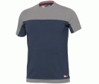 Camiseta manga corta bicolor Stretch Talla L Azul (40)