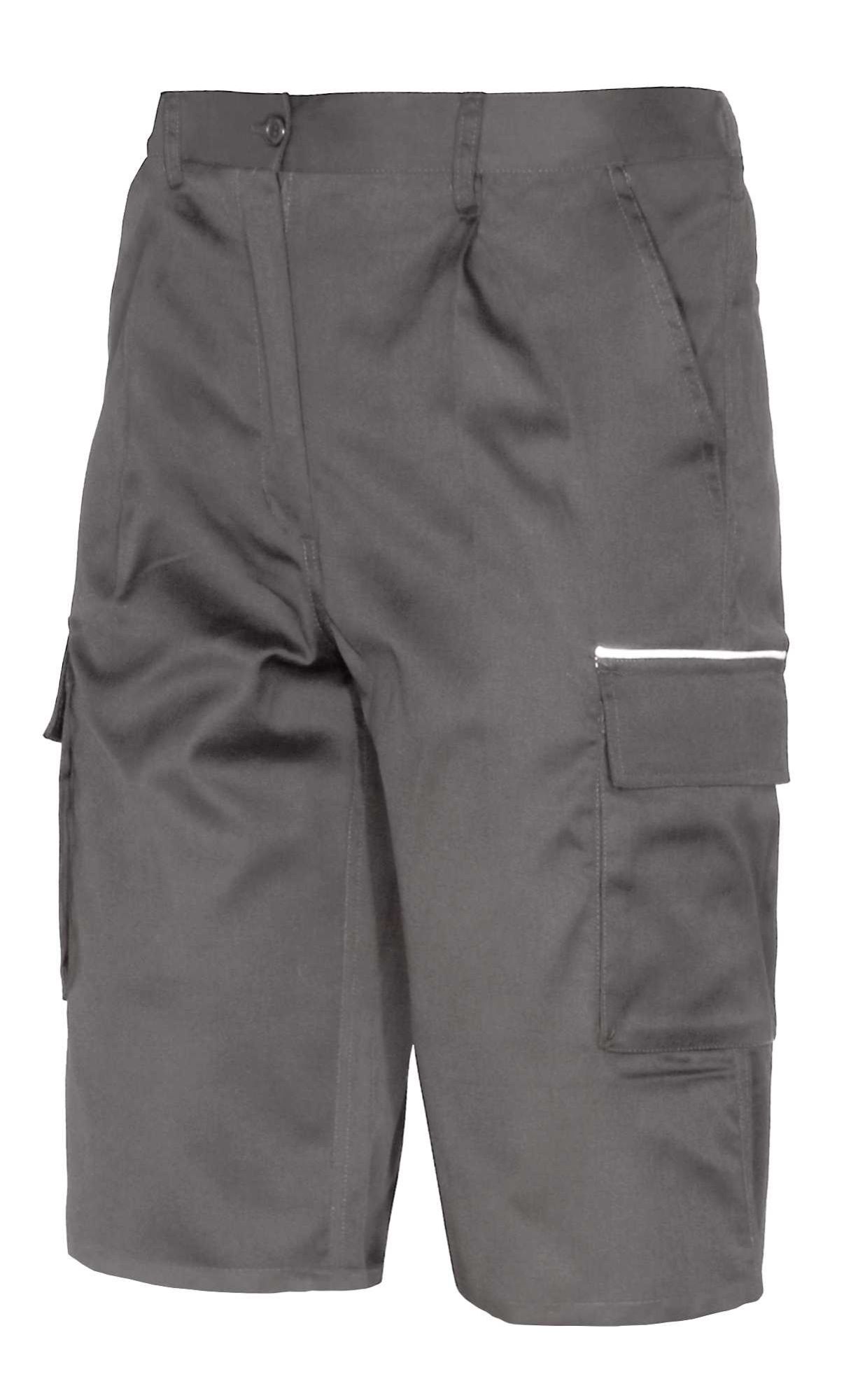 Bermuda multibolsillos EUROMIX, 65% poliéster y 35% algodón Talla 3XL Gris (80)