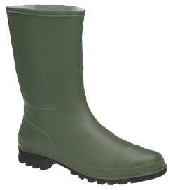 Bota PVC media caña EN ISO 20347:2012 OB SRA, Verde-negro (27) Talla 43