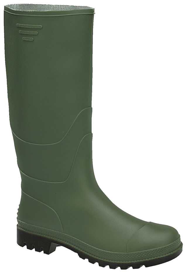Bota PVC caña alta EN ISO 20347:2012 OB SRA, Verde-negro (27) Talla 46