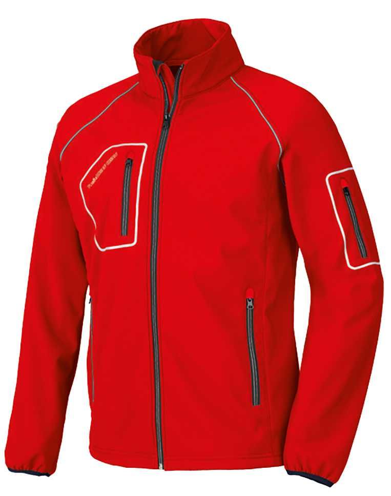 Chaqueta softshell JUST Talla XXL Rojo (70)