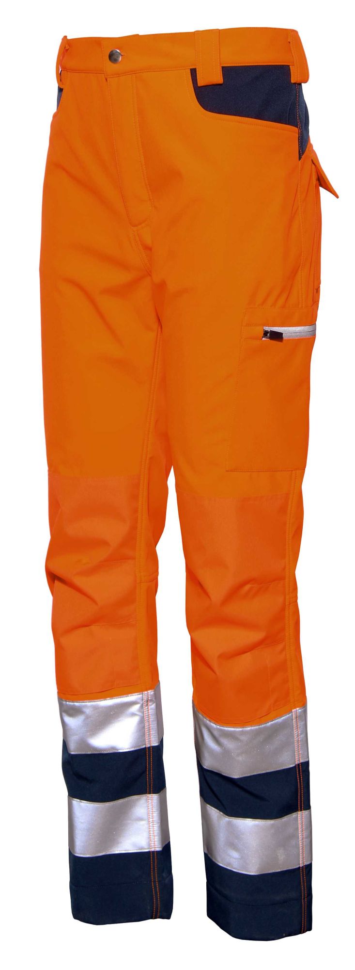 Pantalón A.V. GORDON EN ISO 20471 Talla M Azul marino-Naranja flúor (47)