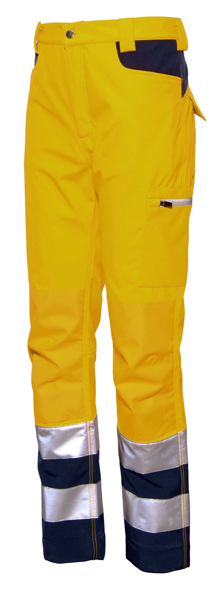 Pantalón A.V. GORDON EN ISO 20471 Talla 3XL Azul marino-Amarillo flúor (48)