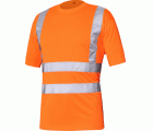Camiseta BÁSICA A.V. EN ISO 20471 Talla S Naranja flúor + bandas (32)