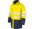 Parka A.V. bicolor triple uso VALDIEZZA EN ISO 20471, EN 343 Talla S Azul marino-Amarillo flúor (48)